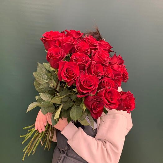 Букет из 25 красных роз️