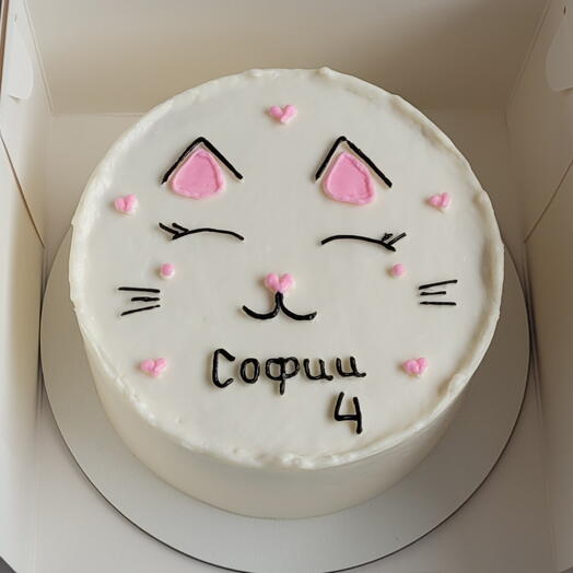 Бенто торт котик