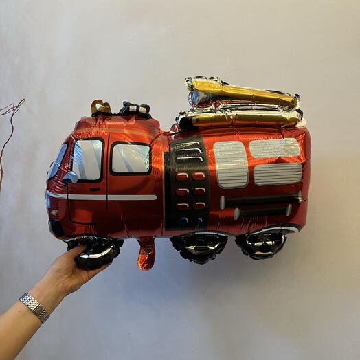 Шар с гелием пожарная машина