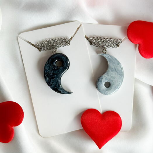 Парные кулон Инь и Ян подарок на 14 февраля для пар