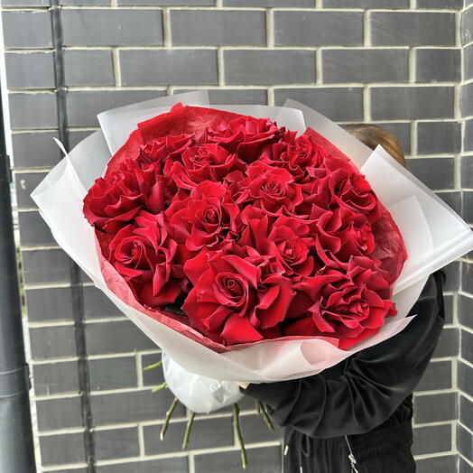 13 французских роз в оформлении ♥️