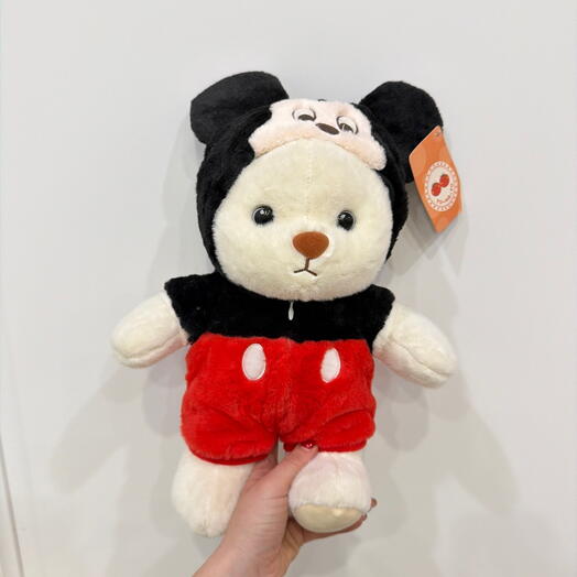 Мишка в капюшоне