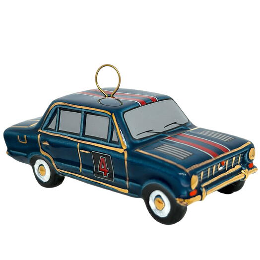 Ёлочная игрушка "Копейка спортивная" (Фарфоровая мануфактура)