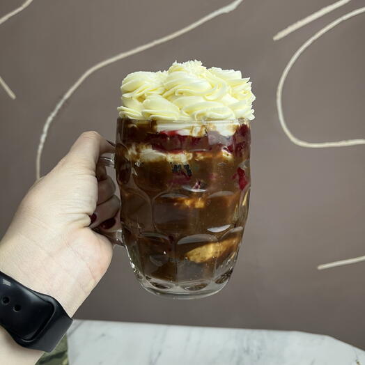 Торт в кружке для мужчины, мужа, любимого, защитника