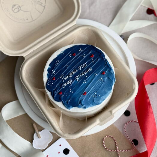 Bento cake "conquer this world further"