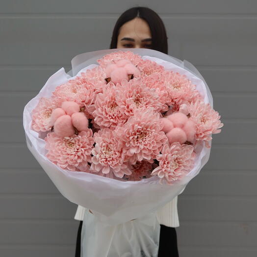 Хризантема и хлопок