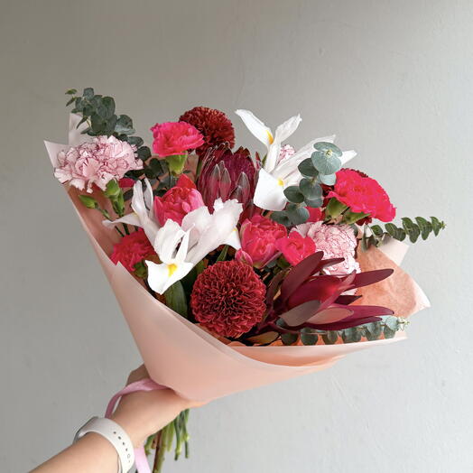 Удивительный букет с протеей