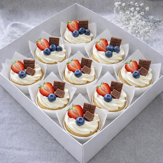 Капкейки 9 шт