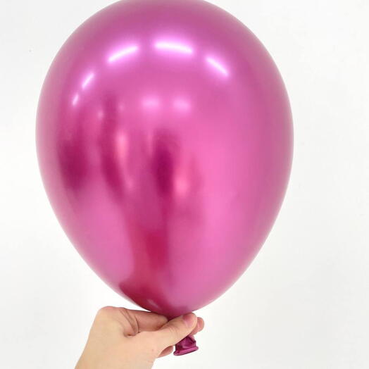 Шар фуксия хром