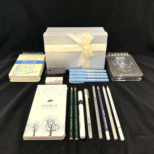 🎁 Компактный набор для графики: 17 предметов (Faber-Castell, Bruno Visconti, Малевичъ). Подарок художнику в дорогу. (Гр.10)
