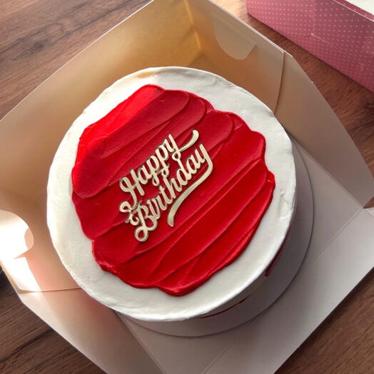 Торт happy birthday