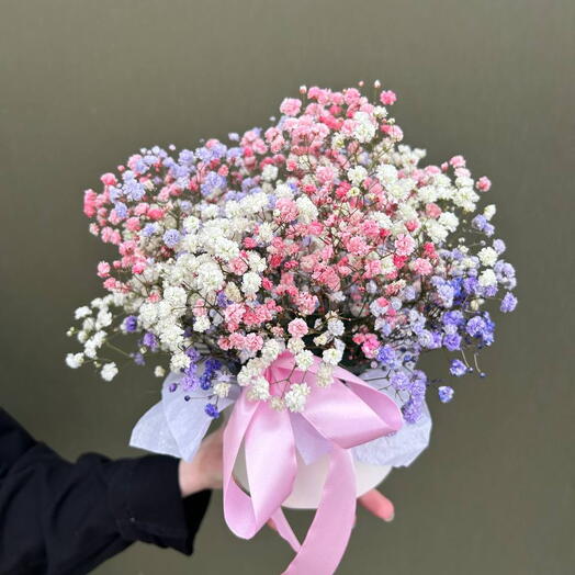 Корзиночка из гипсофилы