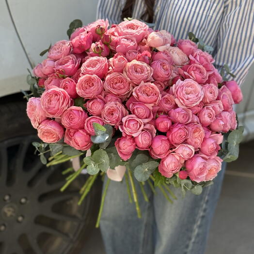31 Сильва пинк Пионовидная кустовая Роза 💘🌸