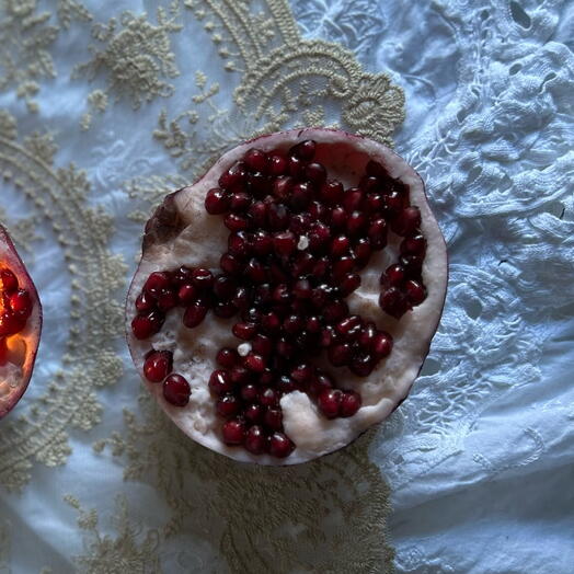 Handcrafted Pomegranate candle