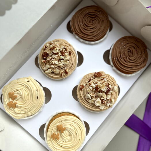 Набор капкейков с мороженым 6 шт🧁