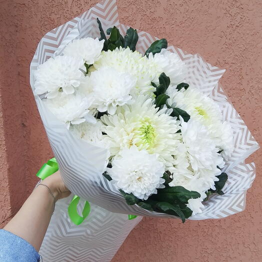 Букет из хризантемы"Нежность"😍🌸💫