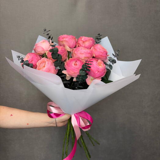 pink peony rose