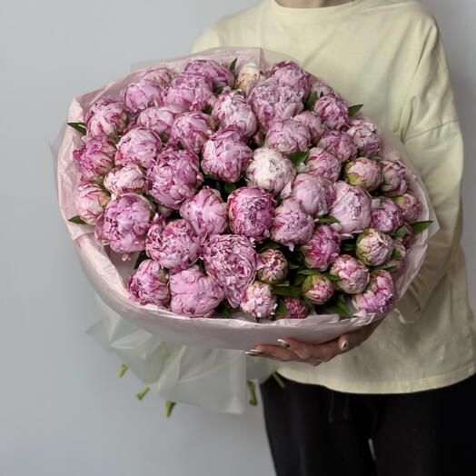 Букет 51 пион / Сара Бернар / Хит 💗