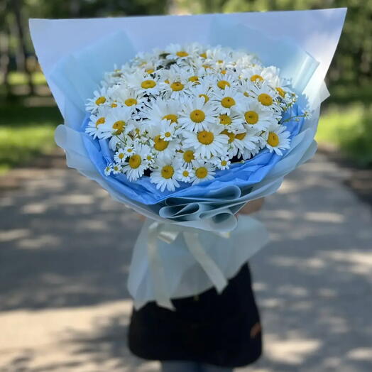 Букет из полевых ромашек