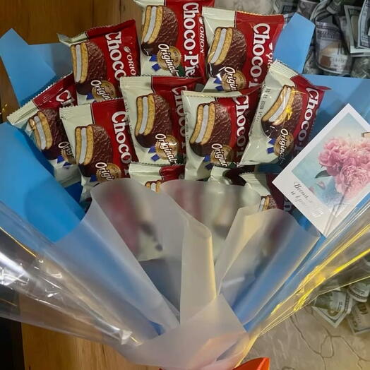 Букет из пирожных Choco Pie "Чоко- нежность " ♥️