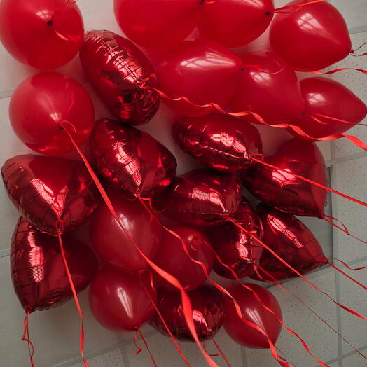 Шары на день рождения девушке - Внимание и Любовь