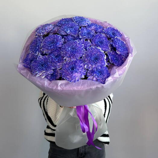 Фиолетовые хризантемы 💜