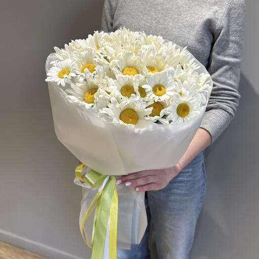 Букет из 25 ромашек 🌼