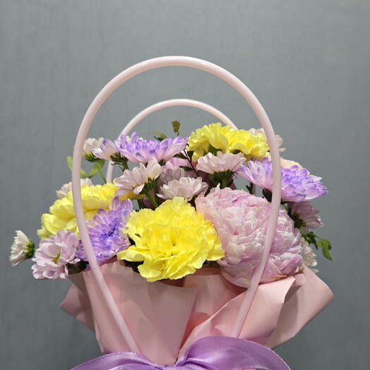 Сиреневая корзина
