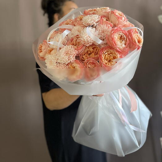 Букет нежно розовый 💖