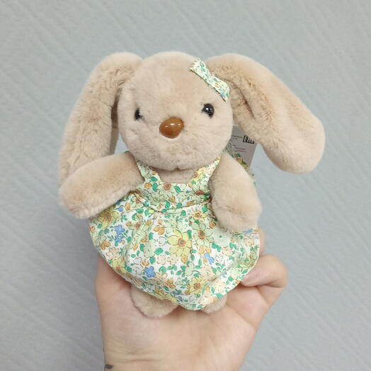 Игрушка зайка коричневая