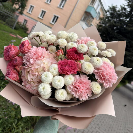 Микс букет «Розовая корица»