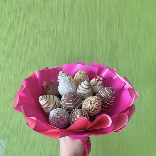 Клубника в шоколаде без сахара