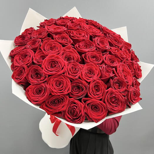 🌹Букет из 55 красных роз