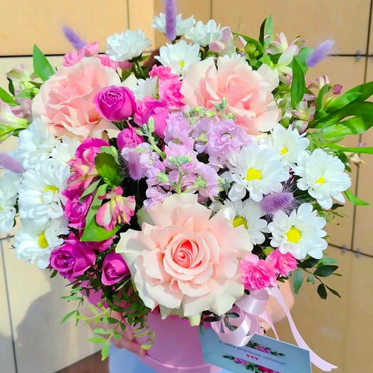 Flores en el bolso