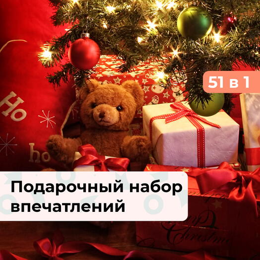 51 в 1 С Новым годом! Подарочный набор впечатлений