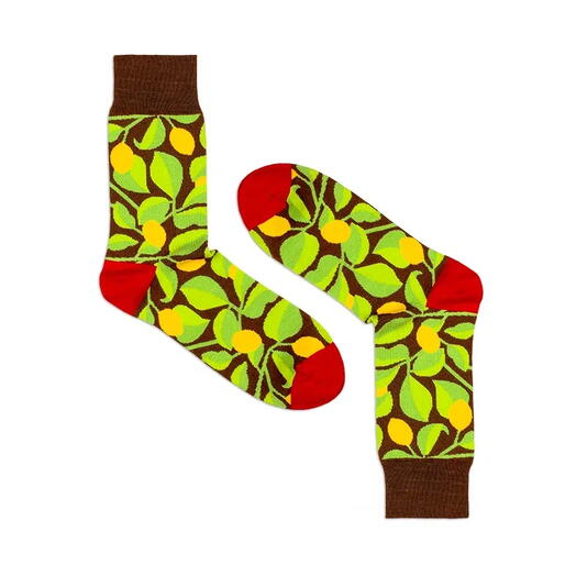 Носки Лимоны,зеленый/39-41