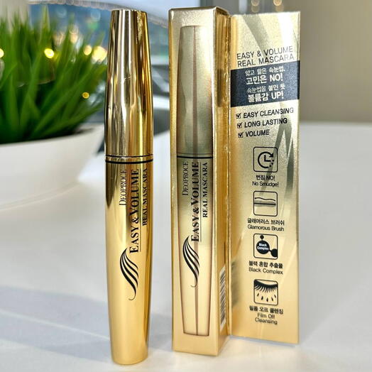 Тушь для ресниц с эффектом объёма Deoproce Easy   Volume Real Mascara