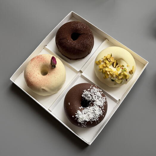 ПП пирожное Donuts Cake (трендовые пончики) без сахара и глютена 4 шт