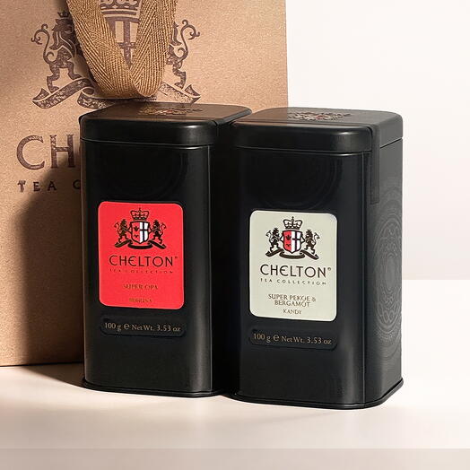 Чайный дуэт черного чая и черного чая с бергамотом Chelton, 200 г