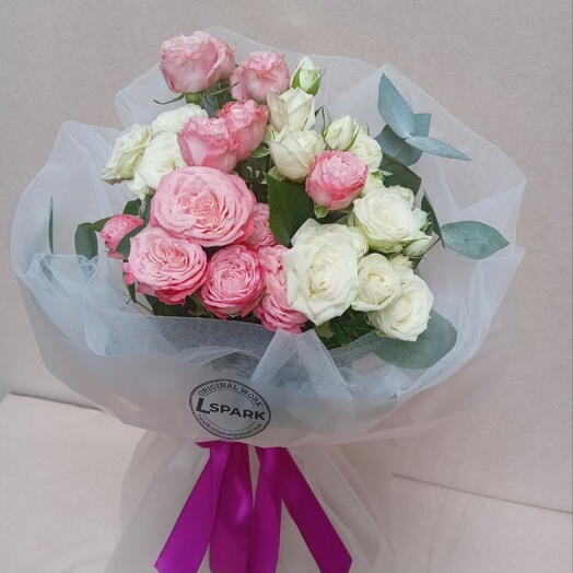 5 spray roses bouquet