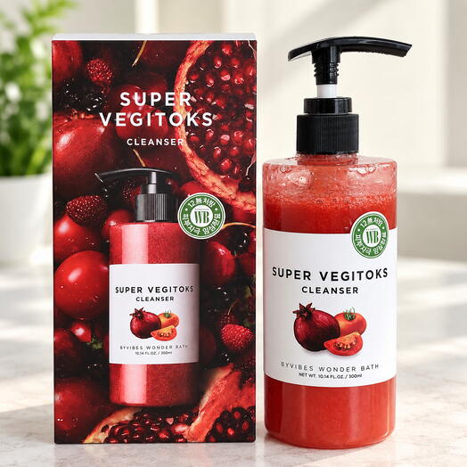 Очищающий кислородный детокс-гель для лица Chosungah Wonder Bath Super Vegitoks Cleanser