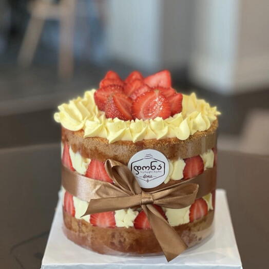 Fruit Cake with French Cream – 6-8 slices