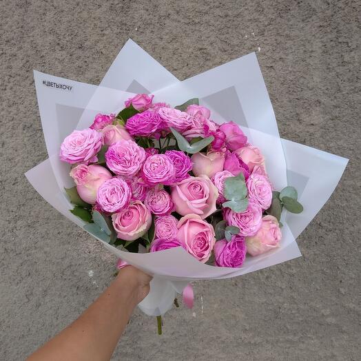 Пионовидные кустовые и одноголовые розы