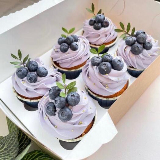 Cupcakes 6 piezas / juego de cupcakes / dulce regalo