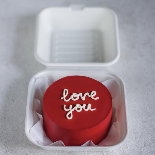 Бенто-торт 9 «Love you»