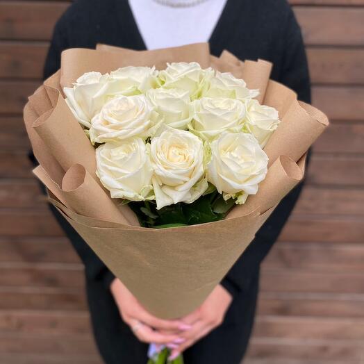 White roses in crafting