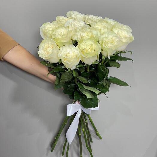 Букет из 15 белых роз Эквадор