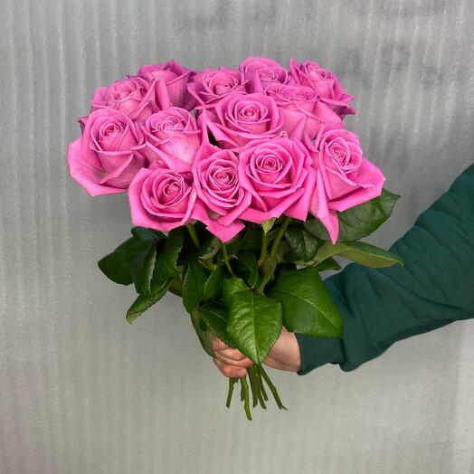 A bouquet of gorgeous fragrant pink roses