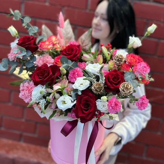 Цветы в коробке