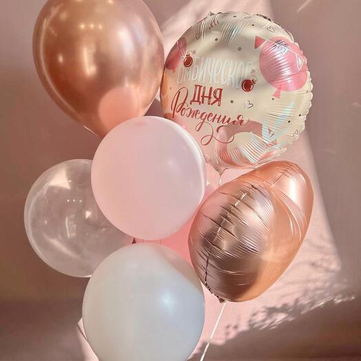 Set of 7 helium balloons